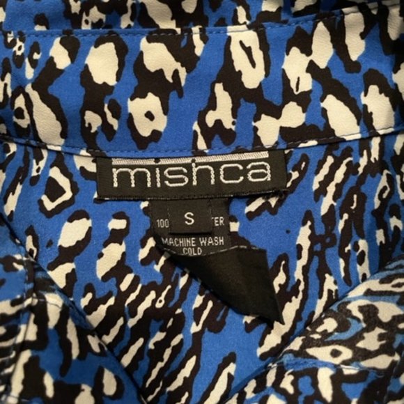 Vintage Mishca Cheetah Print Top – Size Small - Picture 2 of 6